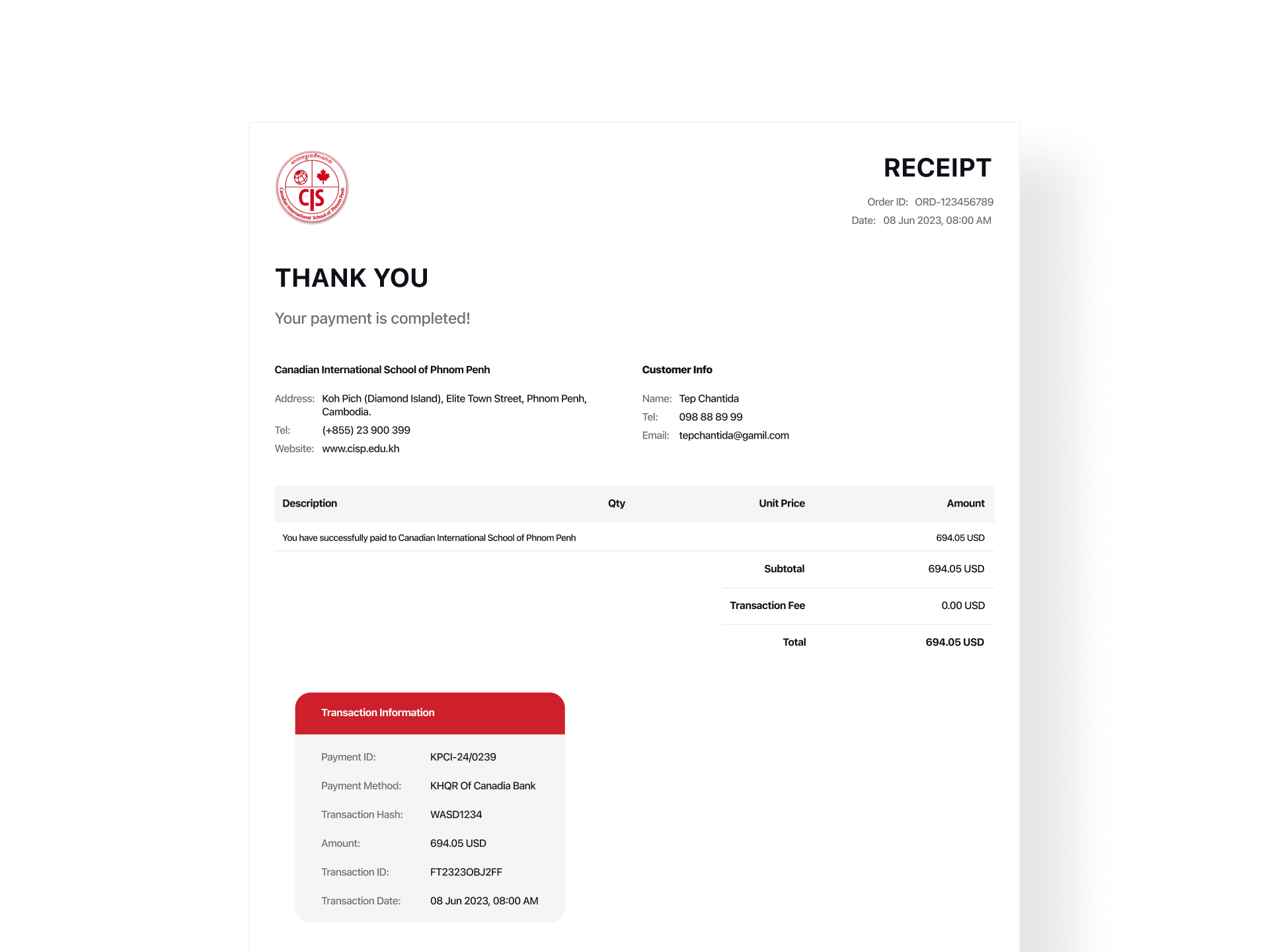 Digital Convenience with e-Receipts!